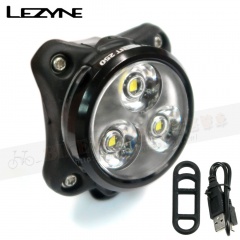 LEZYNE Zecto Drive Front警示LED前燈/USB充電/七段式/250流明/黑環