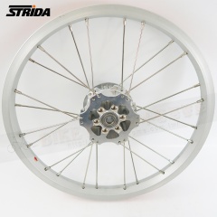 STRIDA 3版 雙層鋁合金16吋銀鋼絲輪組-後輪
