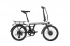 HASA 電動輔助自行車HAWK小徑單車-白黑 (20吋/8速/前輪電機/36V 12.8Ah)