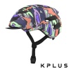 KPLUS安全帽 C系列城市休閒RANGER THUNDER-霧閃電霓虹色(K-C003-THD)(含LED警示燈&前額遮陽帽簷)