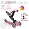 Globber哥輪步GO‧UP 5合1豪華版(聲光版)三輪車-馬卡粉