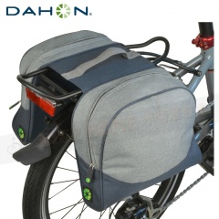 Dahon大行-單車用後貨架馬鞍袋-灰 Rear Carrier Bag