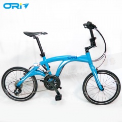 ORI-2016~2017-AR20-20吋20速鋁合金折疊單車/碳纖維前叉/土耳其藍