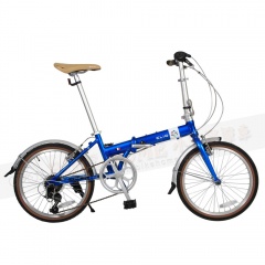 CLIO CL-2007 20吋7速鋁合金通勤休閒兼用折疊單車-藍