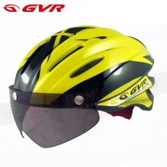 GVR-G203V 磁吸式安全帽/幻影系列/附黑鏡片/黃-L(56-61cm)
