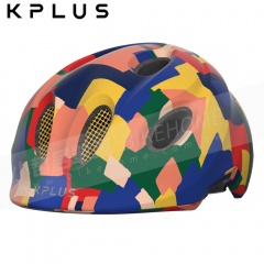 KPLUS安全帽K系列兒童休閒PUZZLE Creator/彩色版-藍