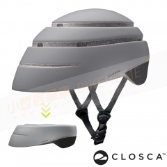 CLOSCA LOOP西班牙自行車折疊安全帽-灰黑-L