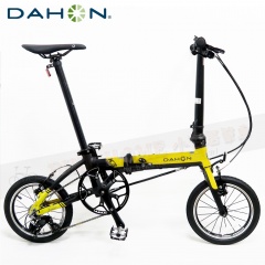 DAHON大行 K3(KAA433)14吋3速鋁合金折疊單車-黃/黑色