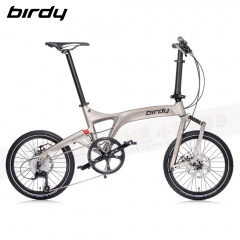 Birdy-New Birdy(Ⅲ) SportDisc 10SP前後避震折疊車-拉絲黑
