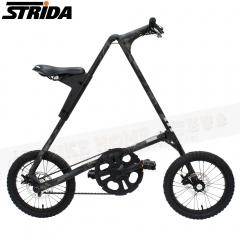 STRIDA速立達16吋MULTICAM迷彩版皮帶碟剎三角形折疊單車-黑鷹迷彩BLACK