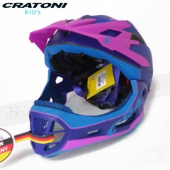 CRATONI C-Maniac德國全罩式兒童安全帽-彩繪限量版-星燦紫(Limited Edition)