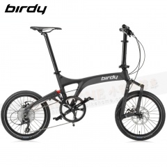 Birdy New Birdy SportDisc 10SP前後避震折疊車-碳晶黑