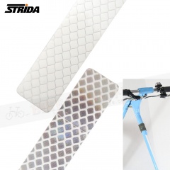 STRIDA 車架反光貼紙-白色皮光條
