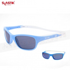 SLASTIK SONIC-001 兒童成長型前扣式磁框太陽眼鏡-探索者系列-Rolling on Ice藍/白