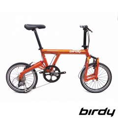 Birdy New Classic圓管鳥 18吋8速19度不可調鍛造立管-閃耀橘
