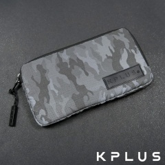 KPLUS防潑水騎行小包-加長款Plus（大：適用iPhone7+/8+/X/11/11Pro）-反光雪地迷彩