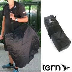 Tern CarryOn Cover 2.0 折疊車用攜車袋(20~24吋)/可單肩背/附收納袋可固定於座桿/黑