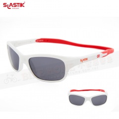 SLASTIK SONIC-007 兒童成長型前扣式磁框太陽眼鏡-探索者系列-Red Flake白/紅