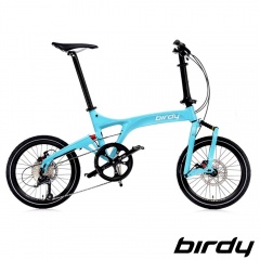Birdy 2020New Birdy(Ⅲ) Standard 9SP 18吋碟煞前後避震折疊車-迷戀綠