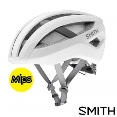 美國SMITH NETWORK蜂巢式單車安全帽-消光白