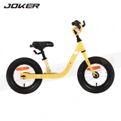 JOKER傑克牌 12吋SYB-J6長頸鹿鋁合金兒童滑步車-黃色
