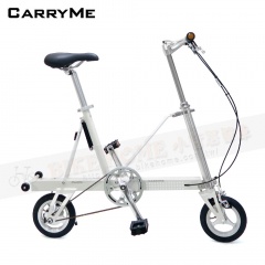 CarryMe STD 8"單速折疊小輪車-平光香草白(限量款)