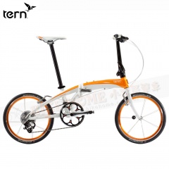 Tern Verge X10-S規格 20吋10速鋁合金折疊單車-白底橘標