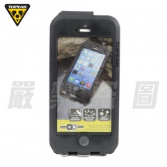 TOPEAK Weatherproof RideCase-iPhone 5/5S 三防抗水手機保護殼-黑灰(TT9838BG)/可選配單車固定座
