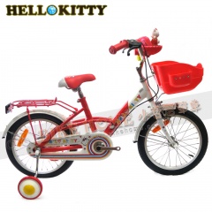Hello Kitty單車K-TY16RD 音樂童車16吋單速-白紅