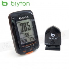 Bryton Rider 310C GPS智能無線碼錶+踏頻器/1.8吋/70功能-黑