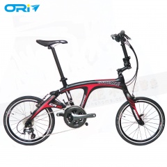ORI 2016~2017 CR20-20吋20速碳纖維折疊單車-消光黑紅