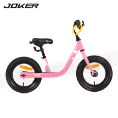JOKER傑克牌 12吋SYB-J6長頸鹿鋁合金兒童滑步車-粉紅