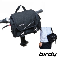 Birdy 單車快拆把手袋/車手袋/3合1前置包-黑