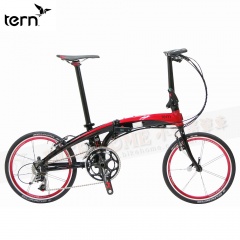 Tern Verge X20-S規格 20吋20速鋁合金折疊單車-黑底紅標