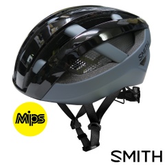 美國SMITH NETWORK蜂巢式單車安全帽-亮黑灰