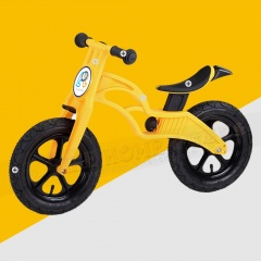 PopBike 兒童滑步車(經典款/氣胎)-黃