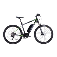 HASA 電動輔助自行車SPRINT登山車27.5"單車-黑灰綠 (10速/中置電機200W/36V 10.4Ah)