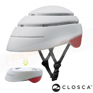CLOSCA LOOP西班牙自行車折疊安全帽-白酒紅-L