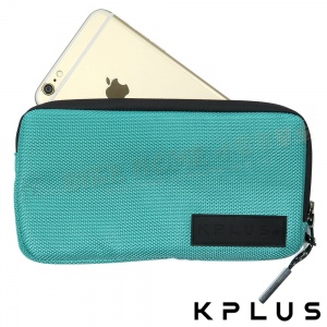 KPLUS防潑水騎行小包-加長款Plus（大：適用iPhone7+/8+/X/11/11Pro）-湖水綠