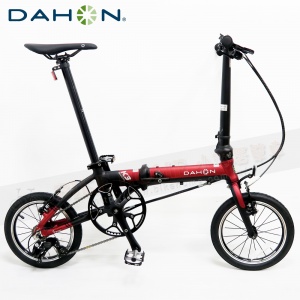 DAHON大行 K3(KAA433)14吋3速鋁合金折疊單車-紅黑色