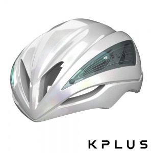 KPLUS安全帽S系列公路競速-ULTRA GALAXY-(含氣壩型&低風阻導流2種磁吸式帽蓋)-幻彩白色