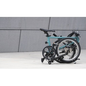 日本Tyrell IVE鉻鉬合金鋼18吋輪10速小徑折疊單車-松石綠(Turquoise)