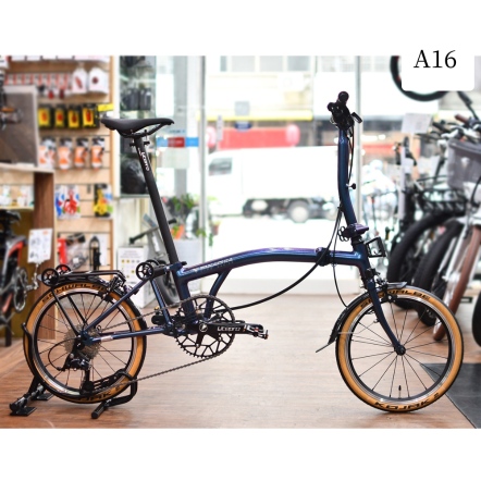 TAKACHIA達卡佳(新布) TIIME A16/A20-變色龍Galaxy Blue-兩種輪徑規格-超輕款9速三折式鋁合金折疊單車