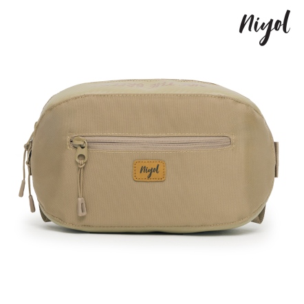 Niyol韓國Mini Front Pouch 小布Brompton用車頭袋/車把包/單肩包-沙漠米色Deaert
