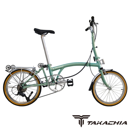 TAKACHIA達卡佳 TIIME C16/C20-青春綠 (季節限量色) 兩種輪徑規格9速鉻鉬鋼折疊單車