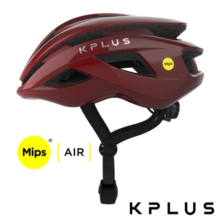KPLUS安全帽S系列公路競速ALPHA Mips Air內襯系統 - 熔岩紅LAVA RED