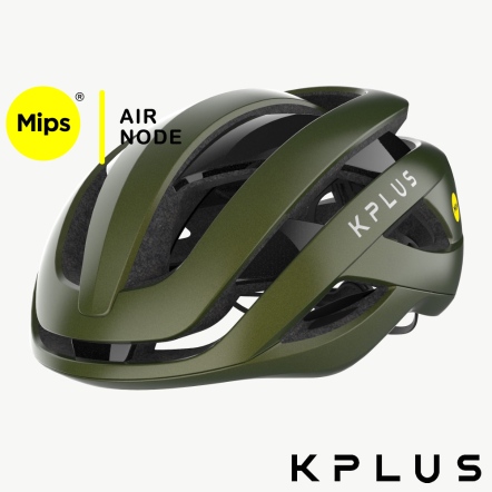 KPLUS安全帽S系列公路競速ALPHA Mips® Air Node內襯系統 - 夜幕綠色