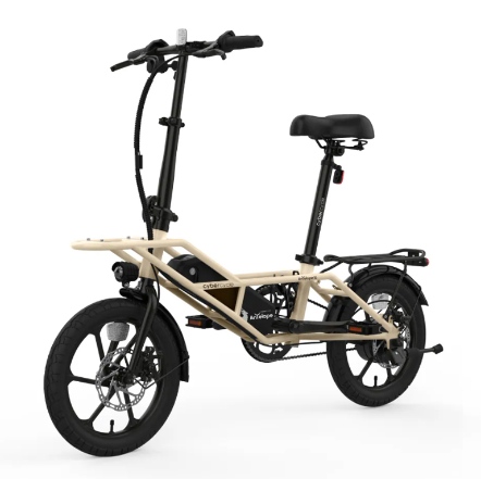 Cybercycle Antelope小羚羊48V-沙卡其/16吋寬胎400W單速高碳鋼碟煞電輔車(親子車)