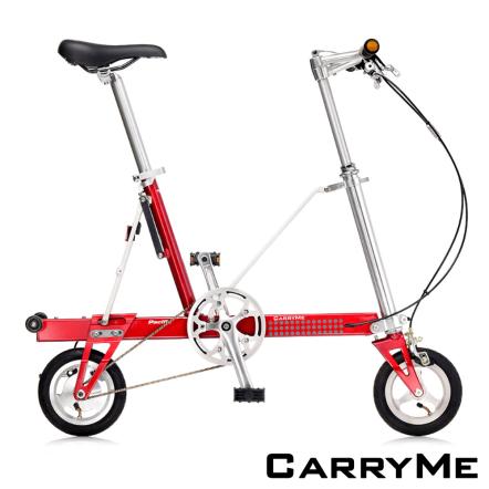 CarryMe SD 8吋單速鋁合金折疊車-莓果紅
